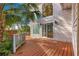 Large deck with access from multiple rooms and a view of the water at 2450 Topping Pl, Eustis, FL 32726