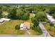 Property view from above showing house and surrounding area at 324 N York St, Bushnell, FL 33513