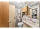 Simple bathroom with shower/tub, toilet, and vanity at 37610 Quail Ridge Cir, Leesburg, FL 34788