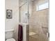 Modern bathroom with a large walk in shower at 3818 Zentko St, The Villages, FL 32163