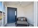 Relaxing screened porch with seating and a ceiling fan at 3818 Zentko St, The Villages, FL 32163