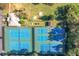 Aerial view of tennis and pickleball courts at 40 Moree Loop # 1, Winter Springs, FL 32708