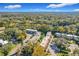 Aerial view of community with multiple buildings and lush green surroundings at 40 Moree Loop # 1, Winter Springs, FL 32708