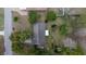 Bird's-eye view showcasing home and backyard at 5301 Se 115Th Pl, Belleview, FL 34420