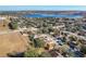 Aerial view of residential neighborhood near lake at 733 Cherry Laurel St, Minneola, FL 34715