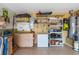 Well-organized garage with workshop and storage solutions at 7592 Se 170Th Longview Ln, The Villages, FL 32162