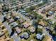 Aerial view of a residential neighborhood with single Gathering homes at 8460 Se 137Th Loop, Summerfield, FL 34491