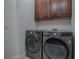 Convenient laundry room with modern LG washer and dryer at 858 Pinckney Ln, The Villages, FL 32162