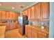 Modern kitchen with stainless steel appliances and granite counters at 113 Pecorri Ct, Auburndale, FL 33823