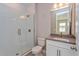 Bathroom with a shower and single vanity at 14261 Crest Palm Ave, Windermere, FL 34786