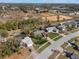 Aerial view showing house, pool and neighborhood at 15729 Greater Groves Blvd, Clermont, FL 34714