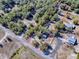 Aerial lot view of property and surroundings at 1668 Cr 543A, Sumterville, FL 33585