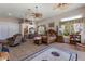 Spacious main bedroom with windows providing ample natural light and tile flooring at 1825 Myrtle Lake Ave, Fruitland Park, FL 34731