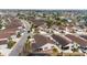 Aerial view of a community with houses and palm trees at 2222 Southwood Dr, The Villages, FL 32162