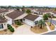 Bird's eye view of tan house in a neighborhood at 2222 Southwood Dr, The Villages, FL 32162