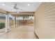 Relaxing screened patio with patterned flooring at 2222 Southwood Dr, The Villages, FL 32162