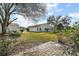 Large backyard with a view of the house and surrounding landscape at 25324 Hibiscus St, Leesburg, FL 34748