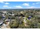 Wide aerial view of neighborhood near lake at 25547 Belle Helene, Leesburg, FL 34748