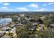 Aerial view of community by the lake at 25547 Belle Helene, Leesburg, FL 34748