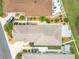 Aerial view of house and surrounding neighborhood at 2849 Leicester Ter, The Villages, FL 32162