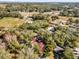 Aerial view of property and surrounding area, showing its peaceful setting at 307 Park Ave, Groveland, FL 34736