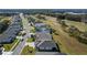 Residential street lined with houses and green spaces at 4127 Arlington Ridge Blvd, Leesburg, FL 34748