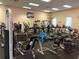 Well-equipped fitness center with modern exercise machines, bright lighting, and multiple treadmills at 5338 Tigers Tail, Leesburg, FL 34748