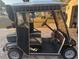 Black golf cart with tan interior and canopy at 819 Bolivar St, The Villages, FL 32159