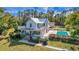 Charming two-story home with a wrap-around porch and an inviting in-ground pool at 9210 County Road 48, Yalaha, FL 34797