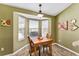 Breakfast nook featuring a bay window that provides ample natural light at 1555 Ward Ct, The Villages, FL 32162