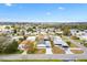 Aerial view of a neighborhood with tree-lined streets and well-maintained homes and lawns at 1616 Bayhill Dr, The Villages, FL 32159