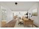Bedroom and home office space with wood desk, neutral colors and bathroom at 2685 Cr 776, Webster, FL 33597