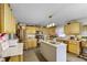 Traditional kitchen with stainless steel appliances and central island at 3215 Park Branch Ave, Clermont, FL 34711
