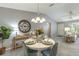 Comfortable dining area with modern decor and plenty of natural light at 3218 Woodridge Dr, The Villages, FL 32162