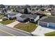 Beautiful home with a well-manicured lawn, brick driveway and attached two-car garage at 3218 Woodridge Dr, The Villages, FL 32162