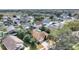 Community aerial view of single-Gathering homes, well-maintained lawns, and scenic neighborhood at 3310 Osprey Hill St, Clermont, FL 34714