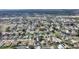 Scenic aerial perspective of a community showcasing varied home designs and a vibrant atmosphere at 3310 Osprey Hill St, Clermont, FL 34714