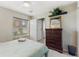 Cozy bedroom with a view, lots of storage, and neutral wall color at 3310 Osprey Hill St, Clermont, FL 34714