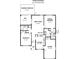 Layout of the Tiara model at 3812 Westerham Drive, showing the room sizes and locations at 3812 Westerham Dr, Clermont, FL 34711