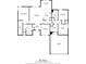 Detailed floor plan of the home with measurements for rooms, bathrooms, and garage at 8264 Sw 128Th Ter, Dunnellon, FL 34432