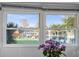 Amazing canal view through large double windows in the home's sunroom at 920 Morningview Dr, Tavares, FL 32778