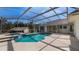 Screened pool and spa with direct access to the home at 10413 Lake Hill Dr, Clermont, FL 34711