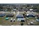 Aerial view of neighborhood with houses, streets, and backyards at 119 Cory Ct, Auburndale, FL 33823