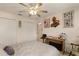 Bedroom featuring closet space, neutral walls, and a ceiling fan at 1739 Lake Villa Dr, Tavares, FL 32778