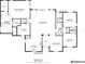 Detailed floor plan showcasing the layout, dimensions, and room placements in the house at 19215 Park Place Blvd, Eustis, FL 32736