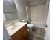 Standard bathroom featuring a shower-tub combination and a single sink vanity at 2320 Whispering Trails Pl, Winter Haven, FL 33884