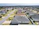 Aerial view of the homes in a quiet neighborhood at 3356 Blaise Ter, The Villages, FL 32163