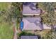 Aerial view of a home with screened-in pool at 3782 Avon Ct, Clermont, FL 34711