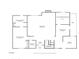 First-floor floor plan showing primary bedroom, kitchen, living room, and bathroom layout at 3901 Woodglade Cv, Winter Park, FL 32792