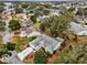 An aerial view showing the home's backyard and neighborhood at 5428 Tangelo St, Leesburg, FL 34748